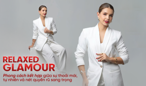 Relaxed glamour: Phong cách kết hợp giữa sự thoải mái
