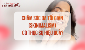 chăm sóc da tối giản